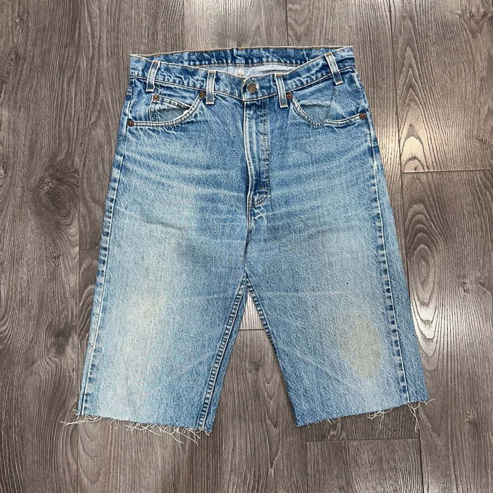 Vintage Levi's 505 Straight Leg Denim Shorts 34x31